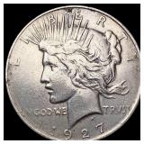 1927-D Silver Peace Dollar NEARLY UNCIRCULATED