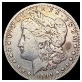 1890-CC Morgan Silver Dollar LIGHTLY CIRCULATED