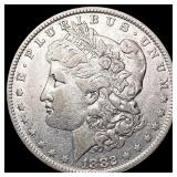 1882-O/S Morgan Silver Dollar NEARLY UNCIRCULATED