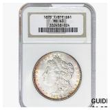 1878 7/8TF Morgan Silver Dollar NGC MS63