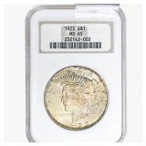 1923 Silver Peace Dollar NGC MS65