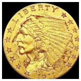 1911 $2.50 Gold Quarter Eagle CLOSELY UNCIRCULATED