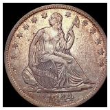 1844 Seated Liberty Half Dollar NEARLY UNCIRCULATE