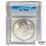 1879-O Morgan Silver Dollar ICG MS63