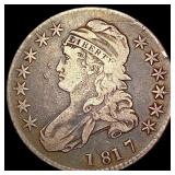 1817 Capped Bust Half Dollar LIGHTLY CIRCULATED