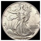 1940 Walking Liberty Half Dollar UNCIRCULATED