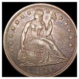 1841 Seated Liberty Dollar CLOSELY UNCIRCULATED