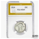 1929 Standing Liberty Quarter PGA MS64