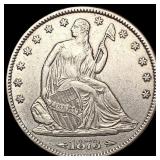 1873 Arrows Seated Liberty Half Dollar CLOSELY UNC