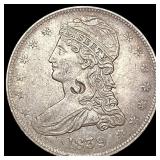 1839 Capped Bust Half Dollar CLOSELY UNCIRCULATED