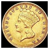 1857 Rare Gold Dollar CLOSELY UNCIRCULATED