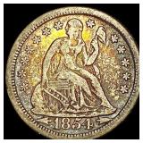 1854-O Seated Liberty Dime NICELY CIRCULATED