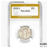 1920-S Standing Liberty Quarter PGA MS63