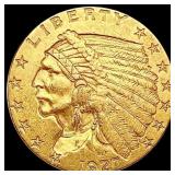 1927 $2.50 Gold Quarter Eagle CLOSELY UNCIRCULATED