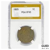 1805 Classic Head Large Cent PGA XF45