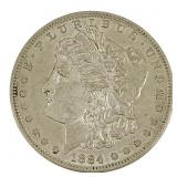 1884-S Morgan Silver Dollar