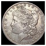 1892 Morgan Silver Dollar CLOSELY UNCIRCULATED