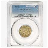 1921-S Buffalo Nickel PCGS VF20