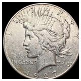 1927-S Silver Peace Dollar NEARLY UNCIRCULATED