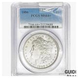 1886 Morgan Silver Dollar PCGS MS64