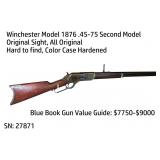 1876 .45-75 Second Model Winchester Rifle