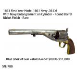 1861 Model 1861 Navy .36 Cal Round Barrel Revolver