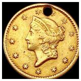 1851 Rare Gold Dollar HIGH GRADE