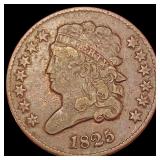 1825 Classic Head Half Cent LIGHTLY CIRCULATED