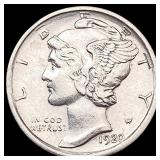 1920-D Mercury Dime UNCIRCULATED