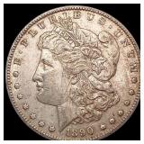 1890 Morgan Silver Dollar CLOSELY UNCIRCULATED