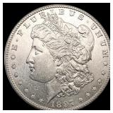 1897-S Morgan Silver Dollar CHOICE BU