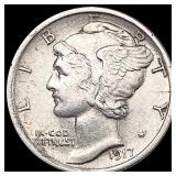 1917-D Mercury Dime CLOSELY UNCIRCULATED