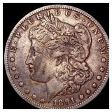 1891-O Morgan Silver Dollar NEARLY UNCIRCULATED