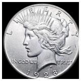 1928 Silver Peace Dollar UNCIRCULATED