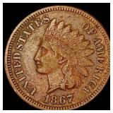 1867 Indian Head Cent CLOSELY UNCIRCULATED