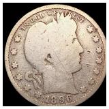 1896-S Barber Quarter NICELY CIRCULATED