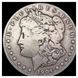 1904-S Morgan Silver Dollar NICELY CIRCULATED