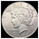 1926 Silver Peace Dollar CHOICE AU