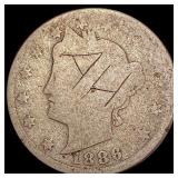 1886 Liberty Victory Nickel NICELY CIRCULATED