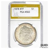 1878 8 TF Morgan Silver Dollar PGA MS62