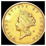 1854 Rare Gold Dollar LIGHTLY CIRCULATED