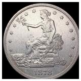 1878-S Silver Trade Dollar CLOSELY UNCIRCULATED