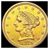 1879 $2.50 Gold Quarter Eagle UNCIRCULATED