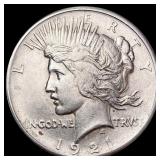 1921 Silver Peace Dollar CLOSELY UNCIRCULATED