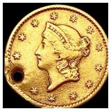 1853 Rare Gold Dollar HIGH GRADE