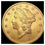 1888-S $20 Gold Double Eagle UNCIRCULATED