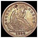 1838 Seated Liberty Half Dime CLOSELY UNCIRCULATED