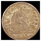 1858-O Seated Liberty Half Dime LIGHTLY CIRCULATED