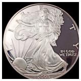 2005-W American Silver Eagle GEM PROOF