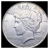 1934 Silver Peace Dollar UNCIRCULATED